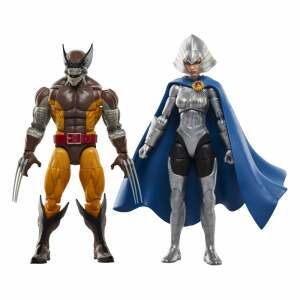 Wolverine 50th Anniversary Marvel Legends Pack de 2 Figuras Wolverine & Lilandra Neramani 15 cm