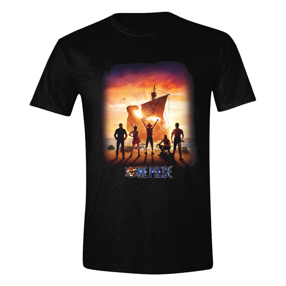 One Piece Live Action Camiseta Sunset Poster Talla L