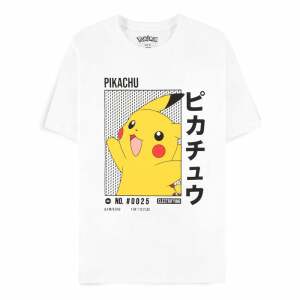 Pokemon Camiseta White Pikachu Talla L