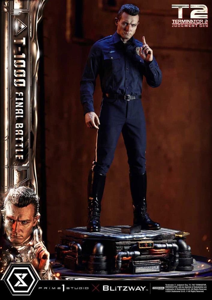 Terminator 2 Estatua Museum Masterline Series 1/3 T-1000 Final Battle Deluxe Version 73 cm