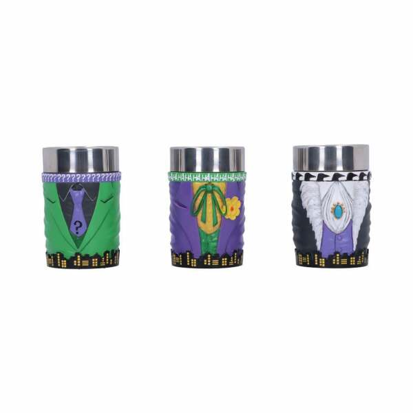 DC Comics Pack de 3 Vasos de Chupitos Batman Super-Villains