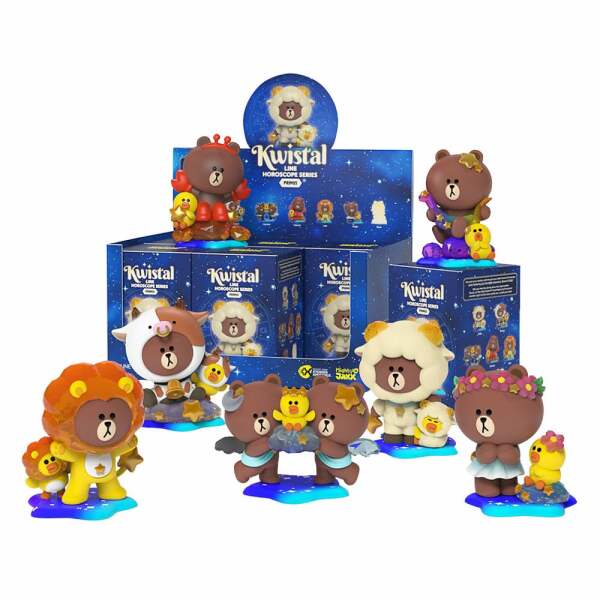 Line Friends Kwistal Blind Box Horoscope Series 1 Expositor (6)