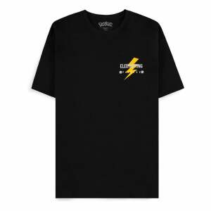 Pokemon Camiseta Black Pikachu Electrifying Line-art talla L