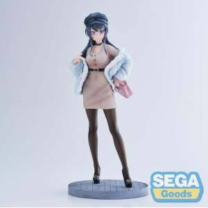 Rascal Does Not Dream of a Bunny Girl Senpai Estatua Luminasta PVC Mai Sakurajima Casual Clothes Ver. 21 cm