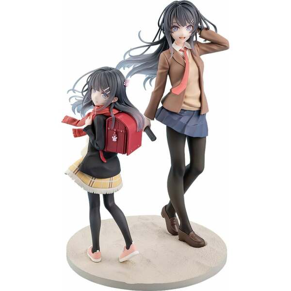 Rascal Does Not Dream of a Knapsack Kid Estatua PVC Mai Sakurajima High School Graduation Ver. & Knapsack Kid 19 cm