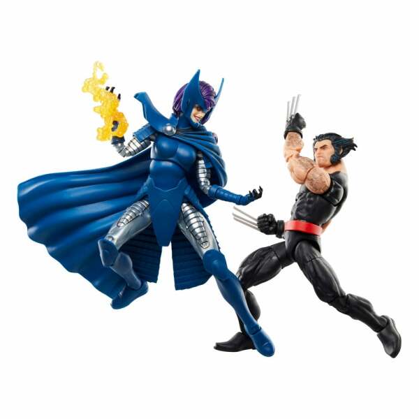 Wolverine 50th Anniversary Marvel Legends Pack de 2 Figuras Wolverine & Psylocke 15 cm