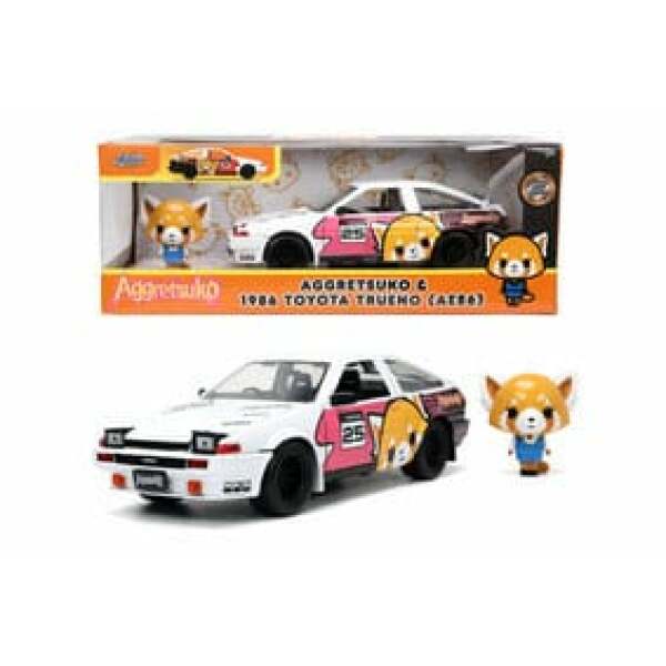 Aggretsuko Vehículo 1/24 1986 Toyota Trueno AE86