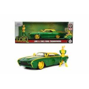 Marvel Vehículo 1/24 Ford Thunderbird Loki