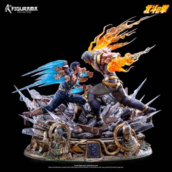 Fist of the North Star Estatua Elite Exclusive 1/6 Kenshiro vs Raoh 59 cm