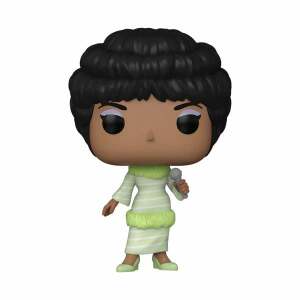 Aretha Franklin POP! Rocks Vinyl Figura Green Dress 9 cm