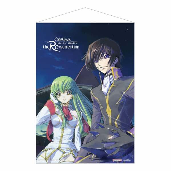 Code Geass Lelouch of the Re:surrection Póster Tela Lelouch and C.C. 50 x 70 cm