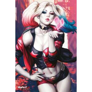 DC Comics Set de 4 Pósteres Harley Quinn Kiss 61 x 91 cm (4)