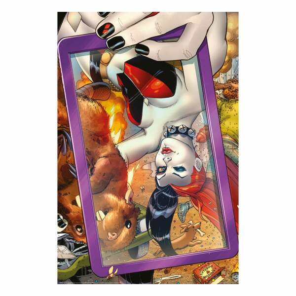 DC Comics Set de 4 Pósteres Harley Quinn Selfie 61 x 91 cm (4)