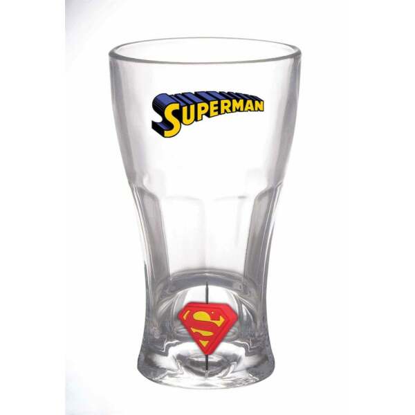 DC Comics Vaso Superman Rotating 3D Logo