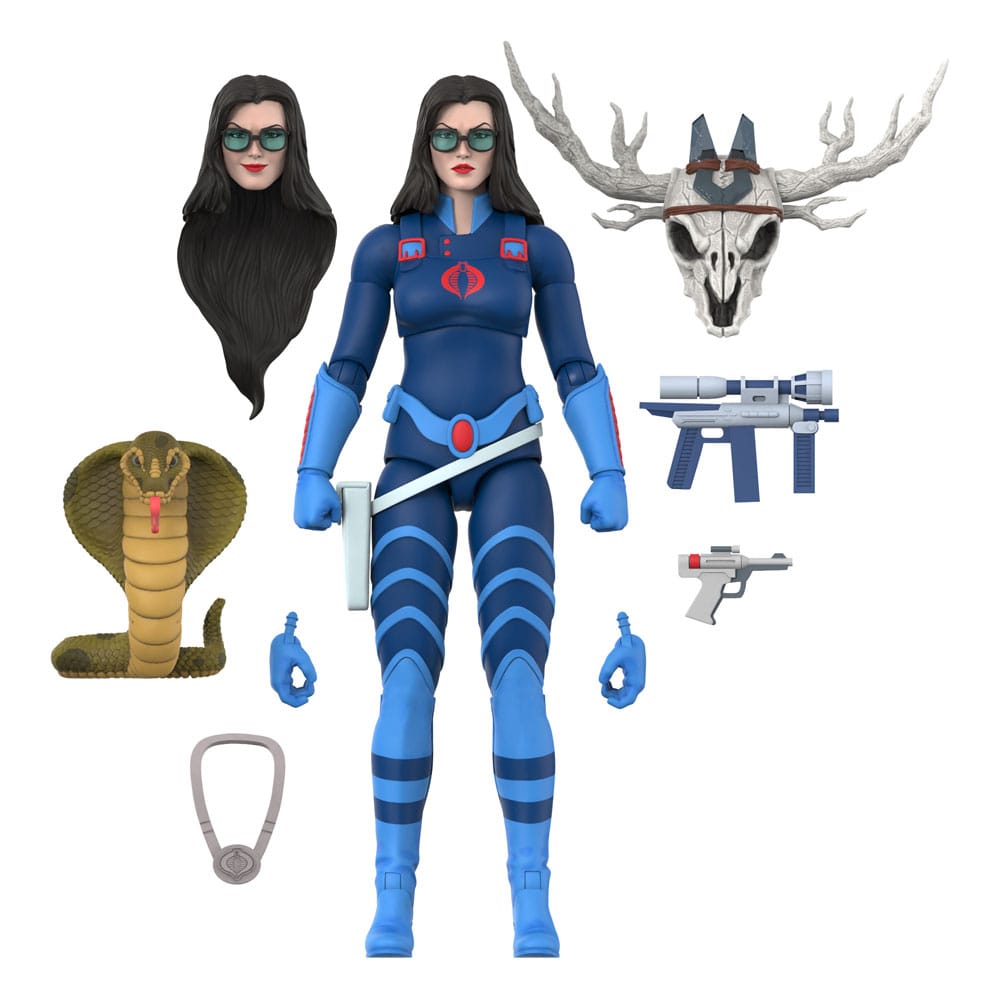 GI Joe Figura Ultimates Wave 6 Baroness (Dark Blue) 18 cm