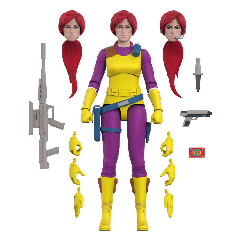 GI Joe Figura Ultimates Wave 6 Scarlett (DIC Purple) 18 cm