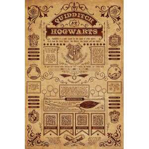 Harry Potter Set de 4 Pósteres Quidditch at Hogwarts 61 x 91 cm (4)