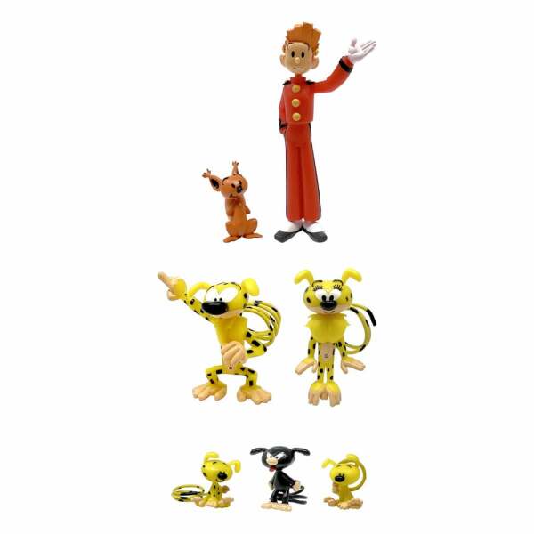 Marsupilami Pack de 7 Minifiguras Characters 4 – 10 cm