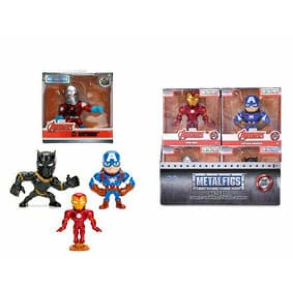 Marvel Figuras Diecast Avangers Expositor 5 cm (12)