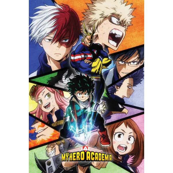 My Hero Academia 2 Set de 4 Pósteres Characters Mosaic 61 x 91 cm (4)