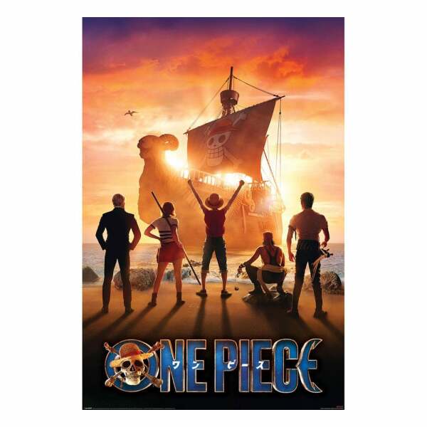 One Piece Set de 4 Pósteres Set Sail 61 x 91 cm (4)