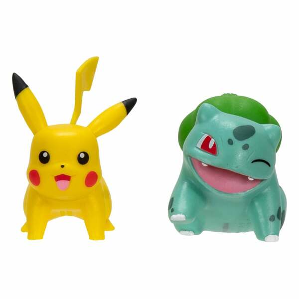 Pokémon Pack de 2 Figuras Battle Figure First Partner Set Bulbasaur #2, Pikachu #1