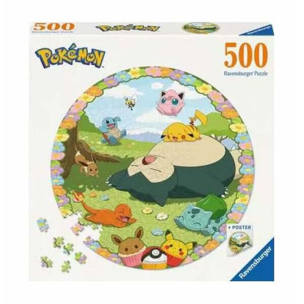 Pokémon Puzzle redondo Flowery Pokémon (500 piezas)