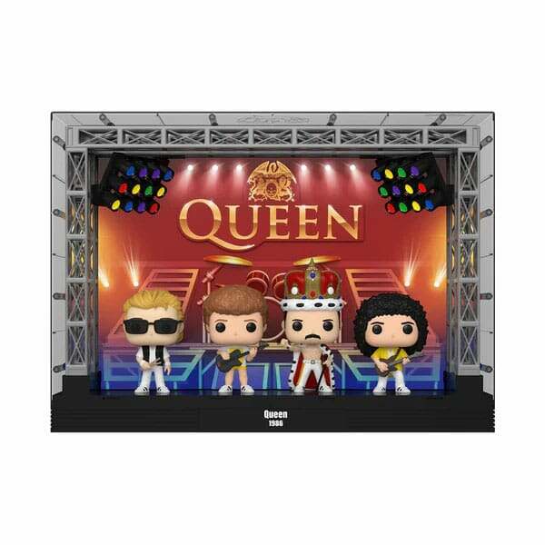 Queen Pack de 4 POP Moments Deluxe Vinyl Figuras Wembley Stadium