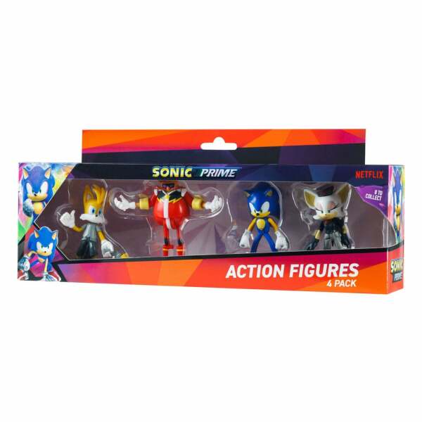 Sonic Prime Figura 4-Pack S1 7 cm
