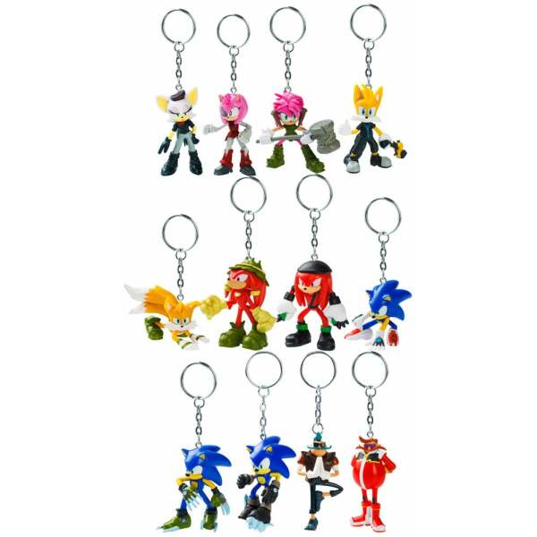 Sonic Prime Llaveros 7 cm Expositor (12)