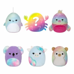 Squishville Mini Squishmallows Pack de 6 Peluches Fun & Fabulous Squad 5 cm