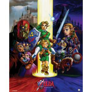 The Legend of Zelda Set de 4 Pósteres Ocarina of Time 40 x 50 cm (4)