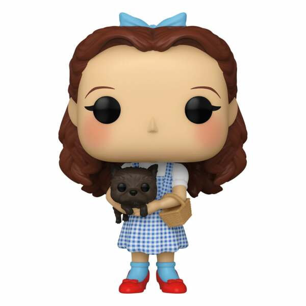 El mago de Oz POP & Buddy! Movies Vinyl Figura Dorothy w/Toto 9 cm