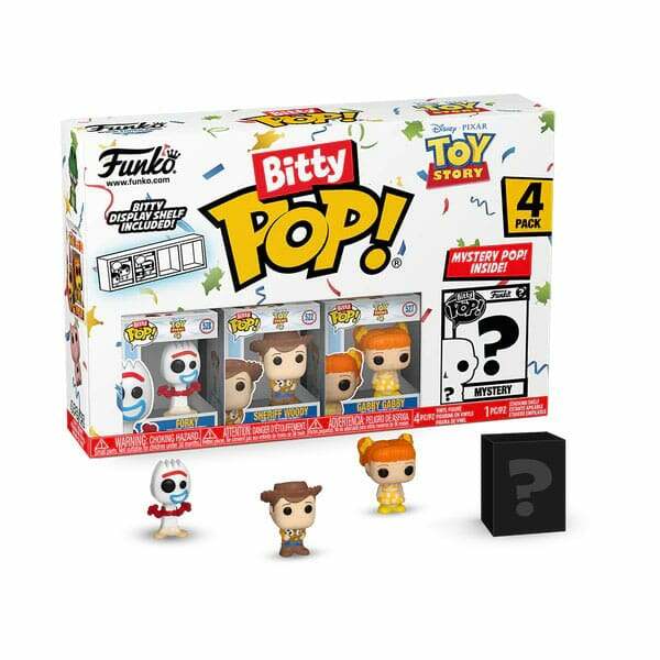 Toy Story Pack De 4 Figuras Bitty Pop Vinyl Forky 25 Cm