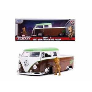 Guardians Of The Galaxy Vehiculo 1 24 1963 Bus Pickup Groot