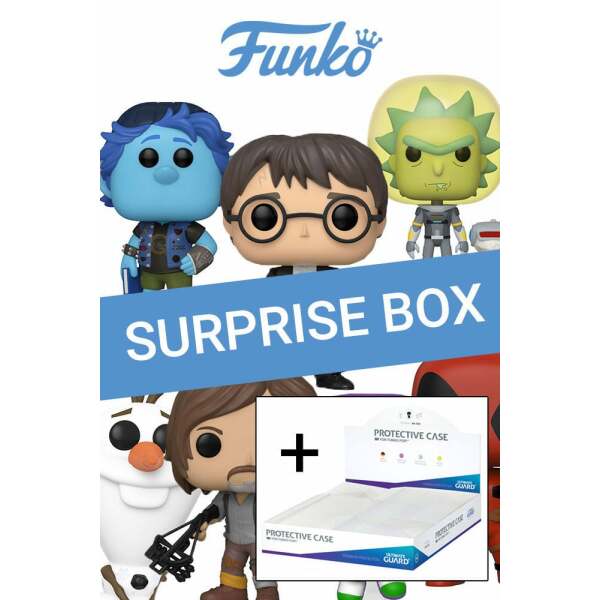 Funko POP! Surprise Box Bundle 04/2024 + 40 cajas protectoras de Ultimate Guard Big Size