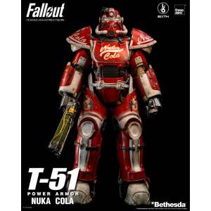 Fallout Figura 1/6 T-51 Nuka Cola Power Armor 37 cm