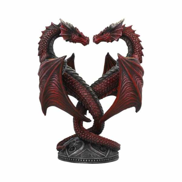 Anne Stokes Candelero Dragon Heart Valentine’s Edition 23 cm