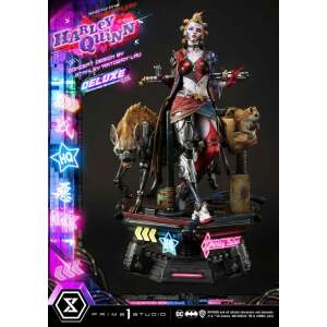 Batman Estatua Ultimate Premium Masterline Series Cyberpunk Harley Quinn Deluxe Version 60 cm