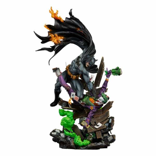 DC Comics Estatua Premium Format Batman vs The Joker: Eternal Enemies 81 cm