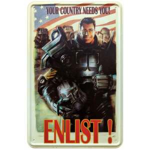 Fallout cartel de metal Enlist