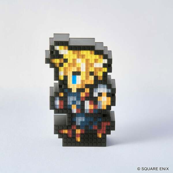 Finale Fantasy Record Keeper Lámpara LED Pixelight Cloud Strife 10 cm