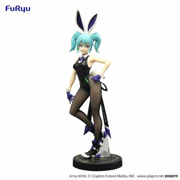 Hatsune Miku Estatua PVC BiCute Bunnies Street Violet Color Ver. 30 cm