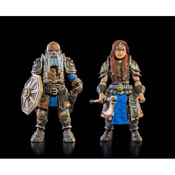 Mythic Legions: Rising Sons Pack de 2 Figuras Exiles From Under the Mountain 15 cm