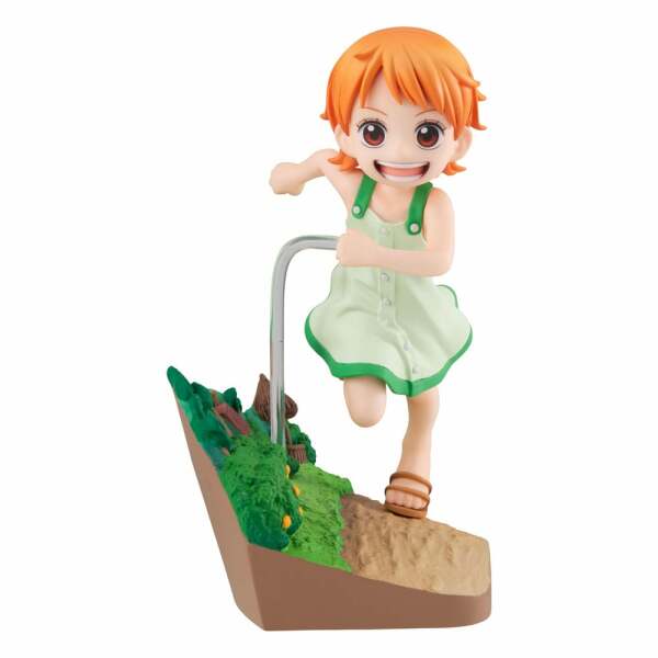 One Piece Serie G.E.M. Estatua PVC Nami Run! Run! Run! 11 cm