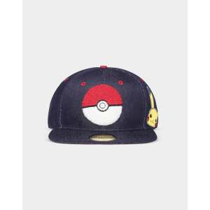 Pokemon Gorra Snapback Denim Logo