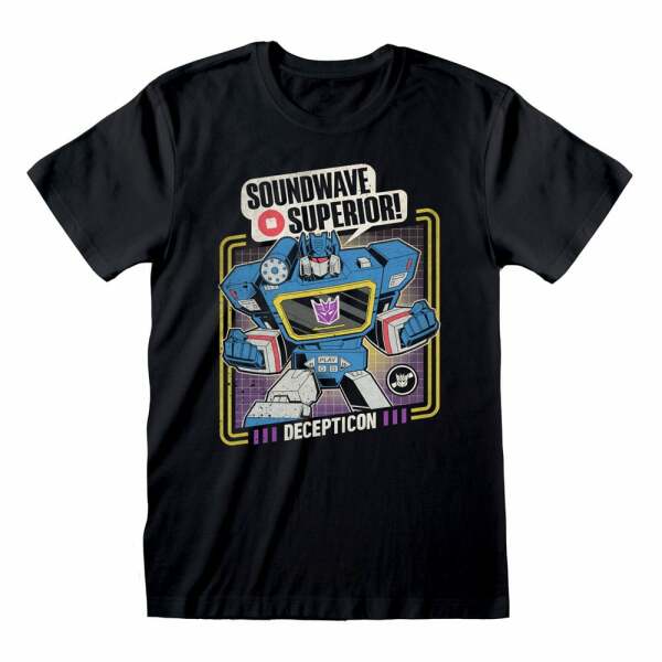 Transformers Camiseta Soundwave Superior talla L