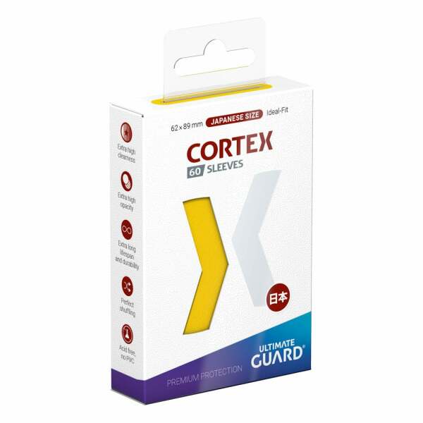 Ultimate Guard Cortex Sleeves Tamaño Japonés Yellow (60)