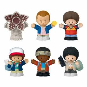 Stranger Things Pack De 6 Minifiguras Fisher Price Little People Collector Castle Byers 7 Cm