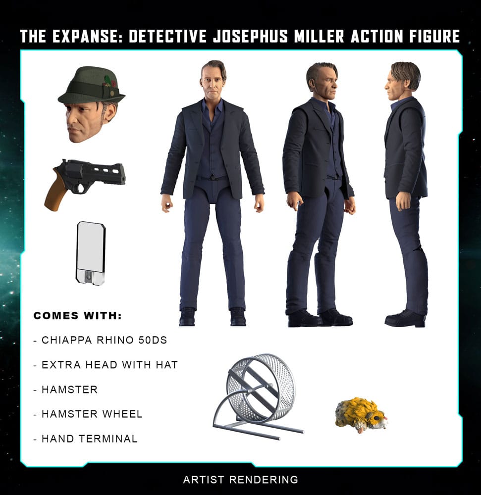 The Expanse Figura Detective Josephus Miller 20 Cm